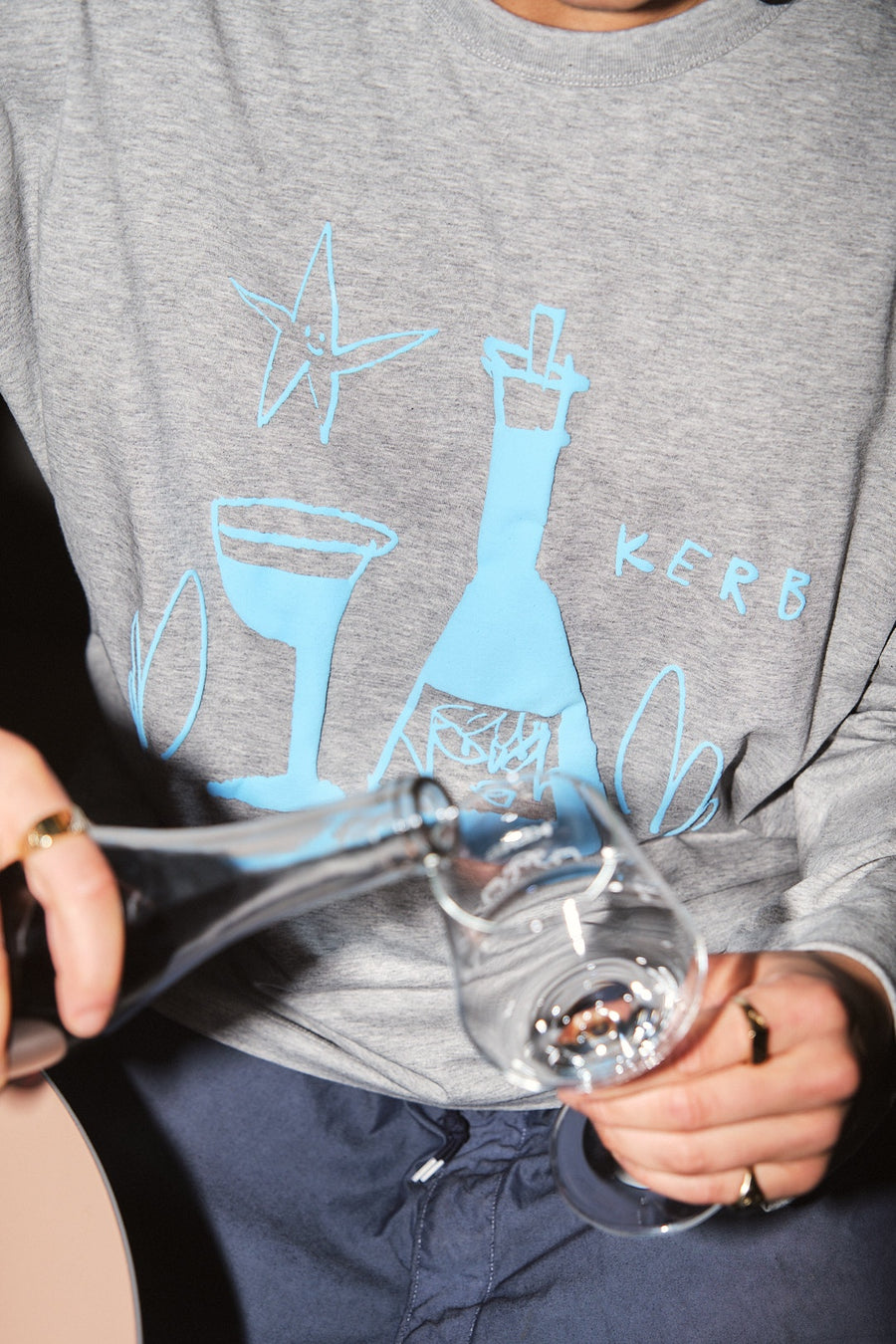 KERB long sleeved tee - grey