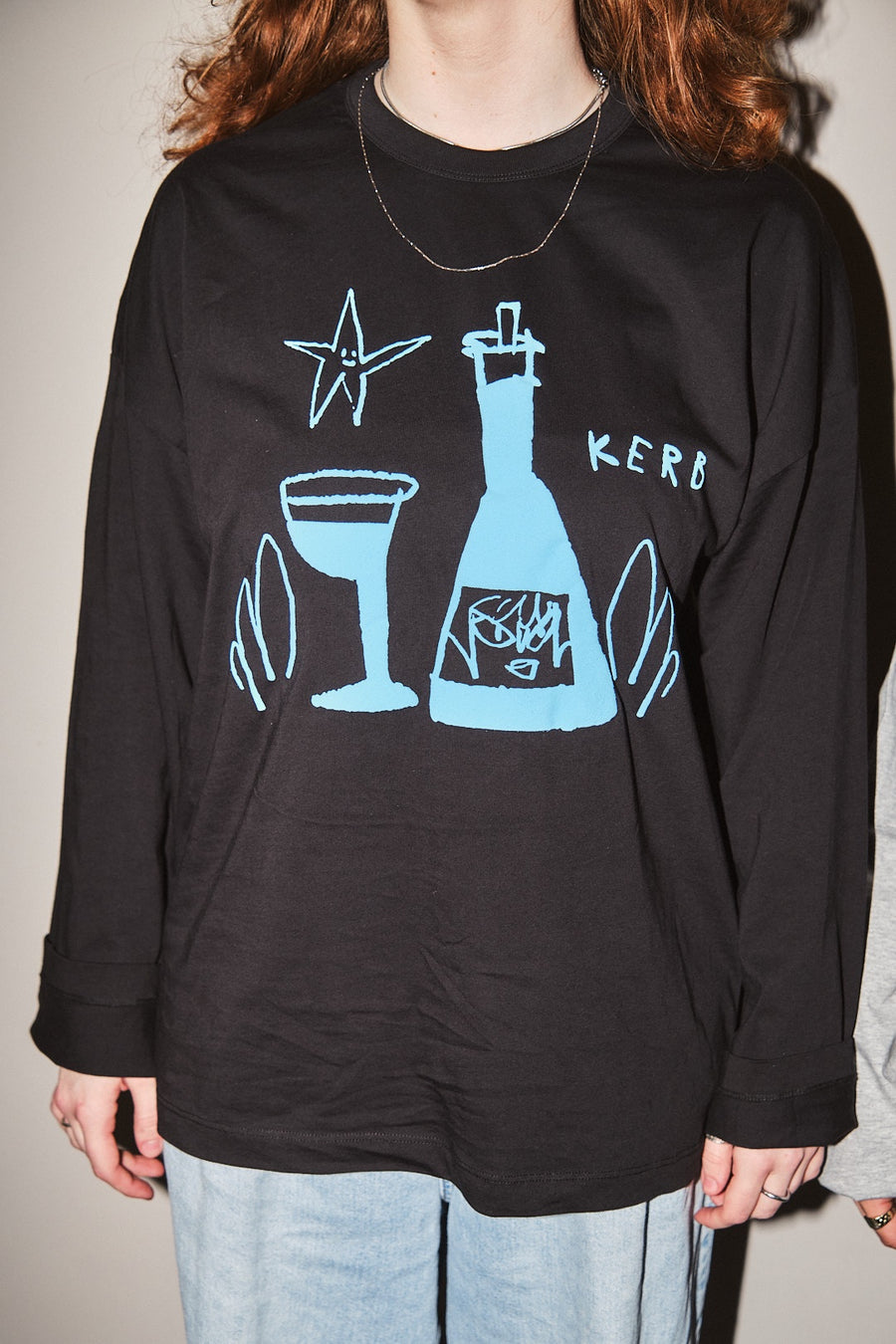 KERB long sleeve tee - black