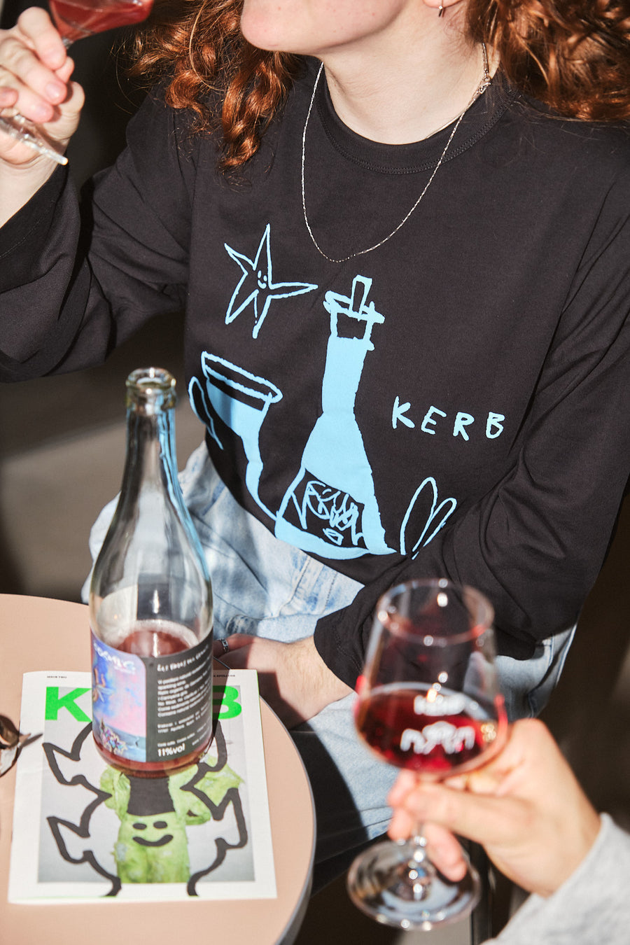 KERB long sleeve tee - black
