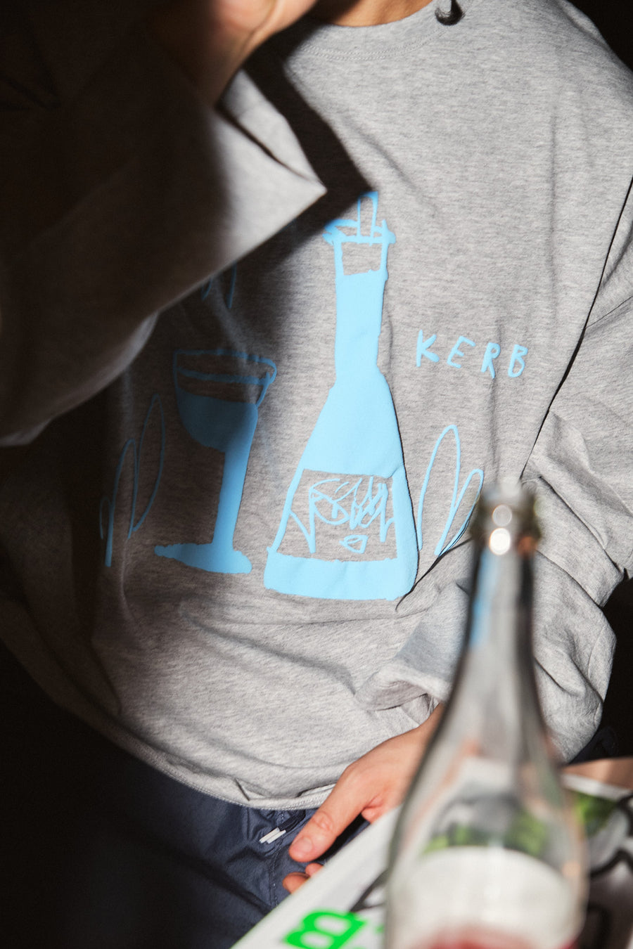 KERB long sleeved tee - grey